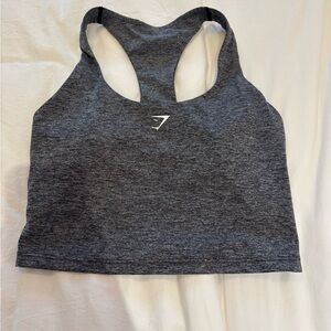 Gray Women's crop top